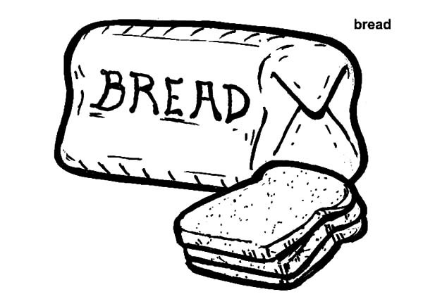 Wheat Bread Coloring Pages | Best Place to Color