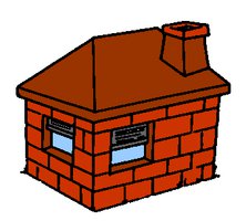 Brick House Clip Art - ClipArt Best