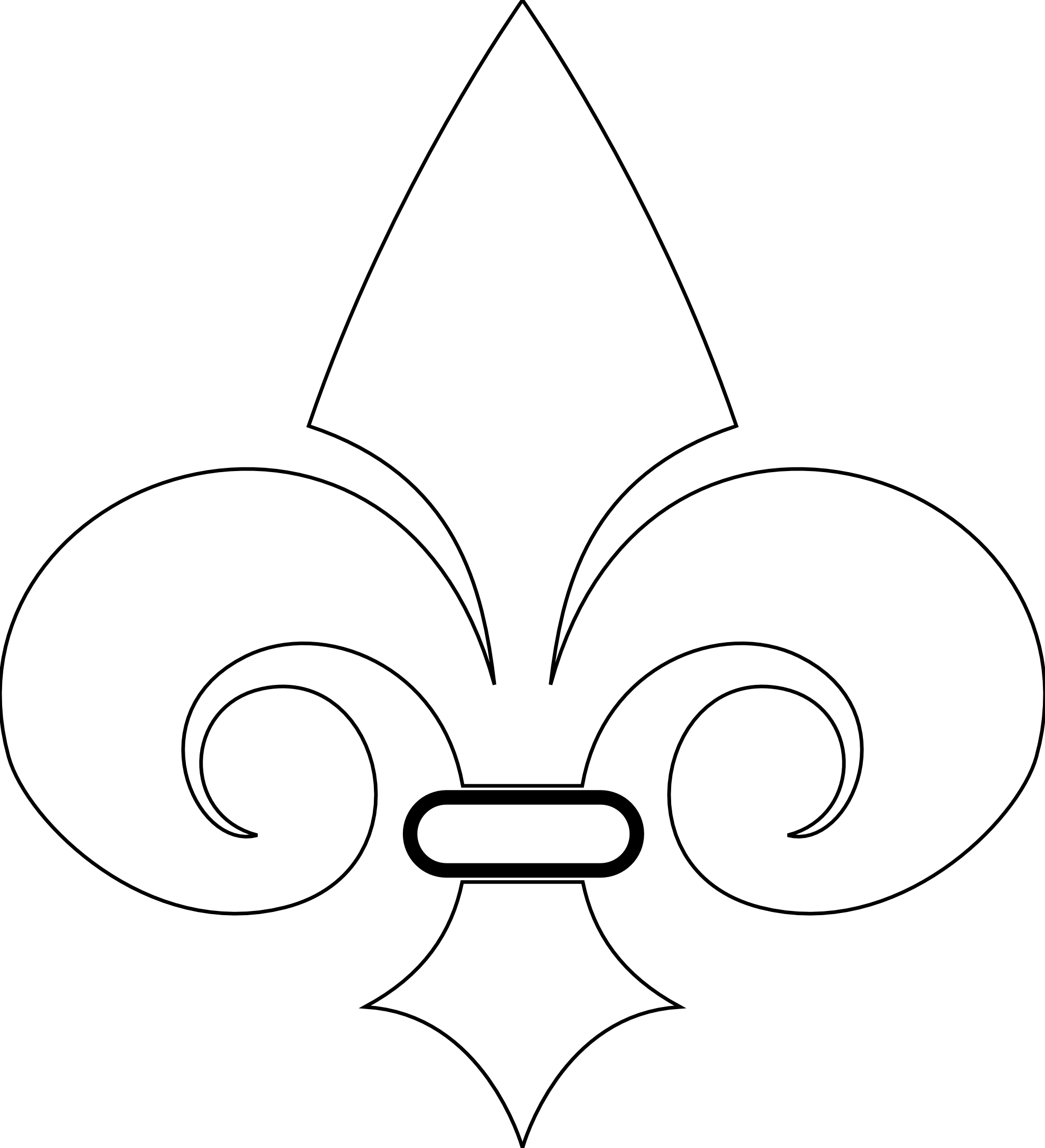 fleur de lys SVG