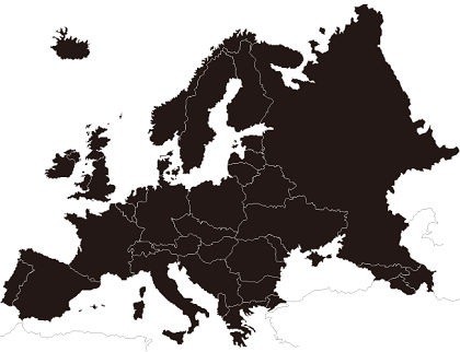 Europe vector map free Free vector for free download about (86 ...