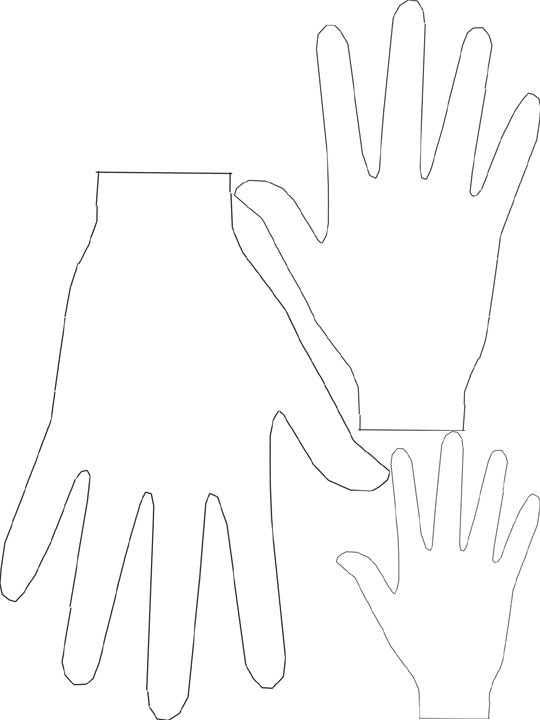 Hand Pattern Printable