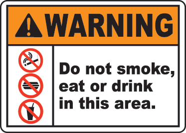 Do Not Eat Or Drink Sign Images & Pictures - Becuo