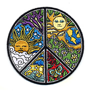 PSYCHEDELIC PEACE SUN NATURE PATCH | Shakedown Shack