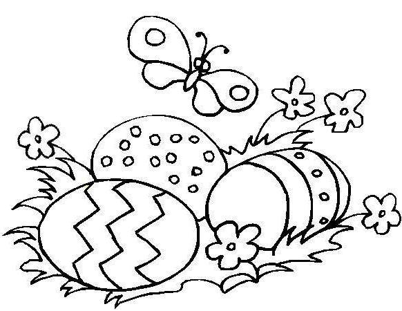 24 Easter Eggs Coloring Pages Easter-eggs-coloring-2 – Free ...