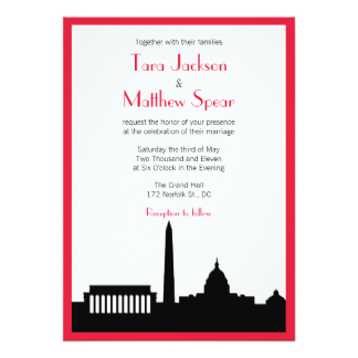 Red Border Invitations & Announcements | Zazzle