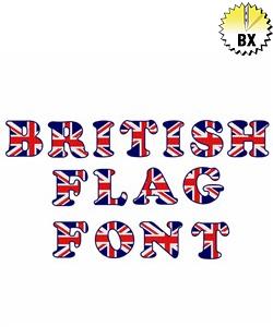 Embrilliance Fonts(Hopscotch) Embroidery Font: British Flag Font ...