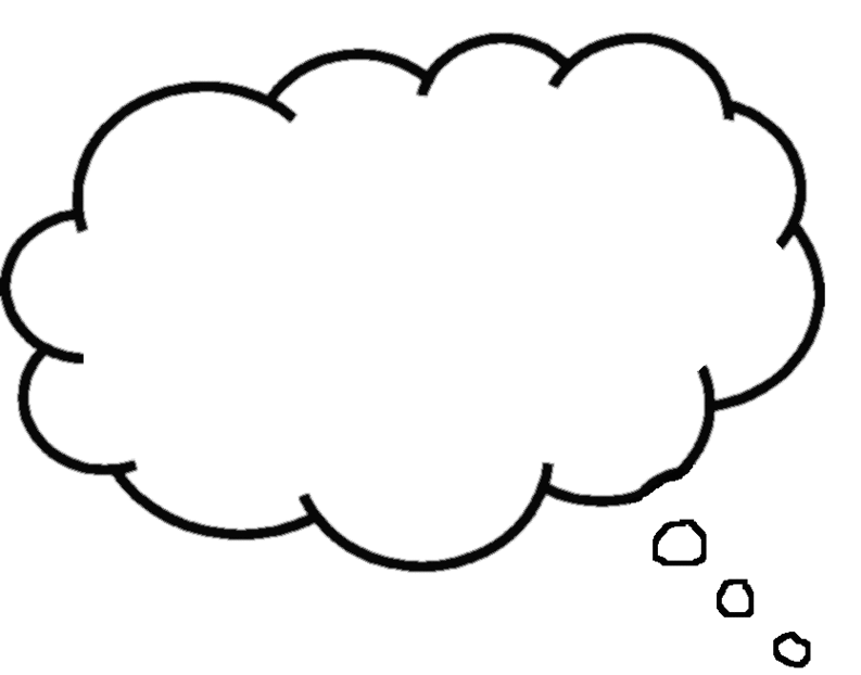 Speech Bubble Writing Template Clipart - Free to use Clip Art Resource