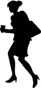 Pix For > Business Woman Clipart Silhouette