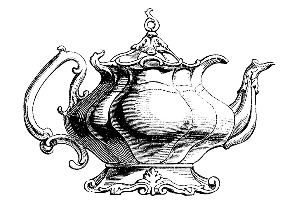 Fancy Teapot Silhouette