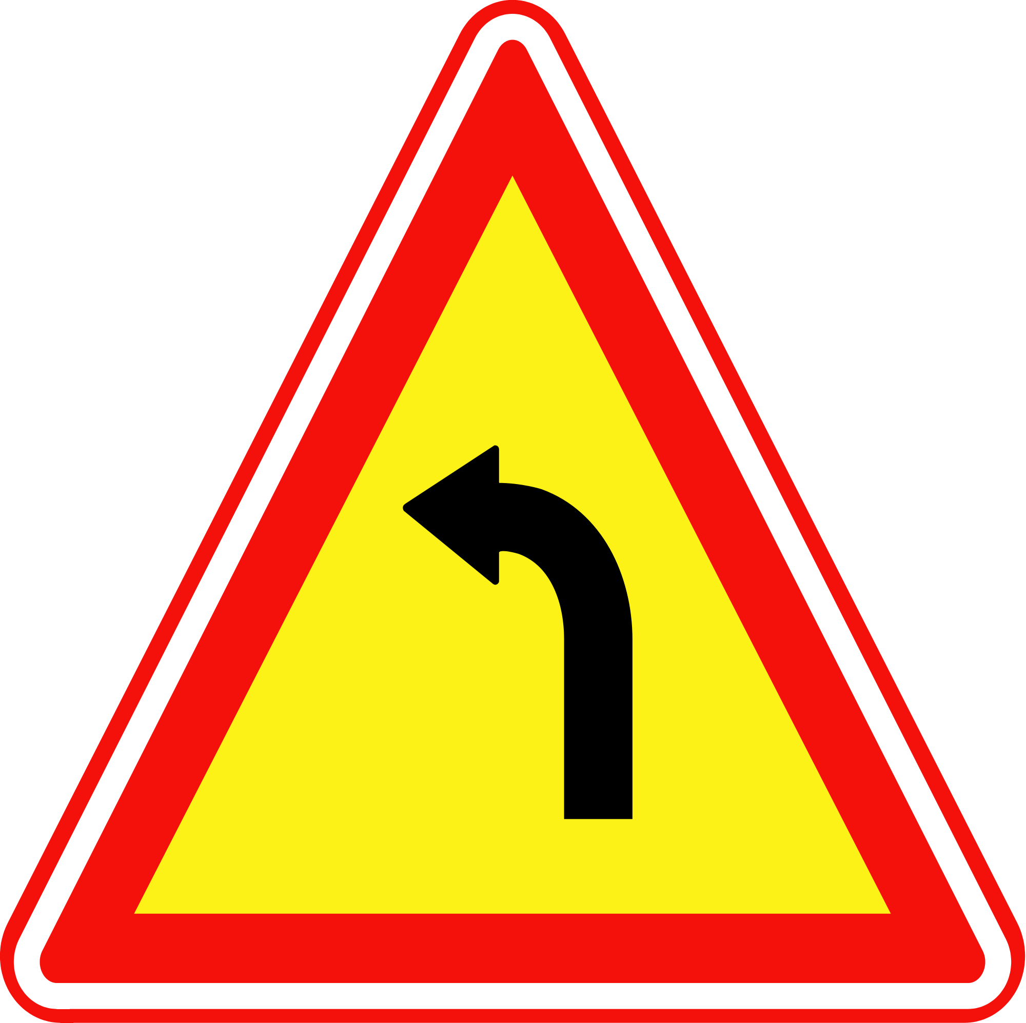 Pix For > Dangerous Curve Sign