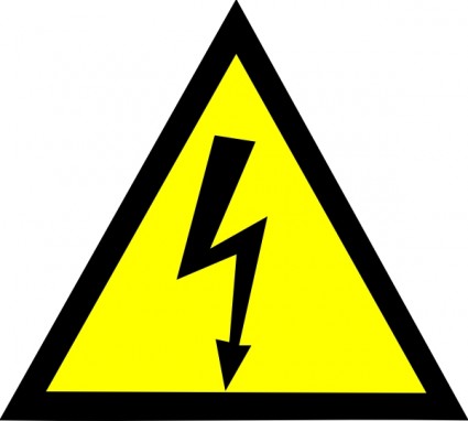 High Voltage clip art Free vector in Open office drawing svg ...