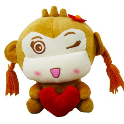 Giggle Monkey Plush Toy Monkey Monkey Couple Mixed Pair Female ...