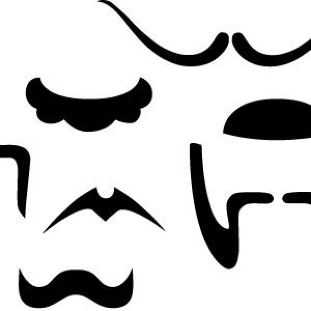 Mustache and glasses | Download free Vector