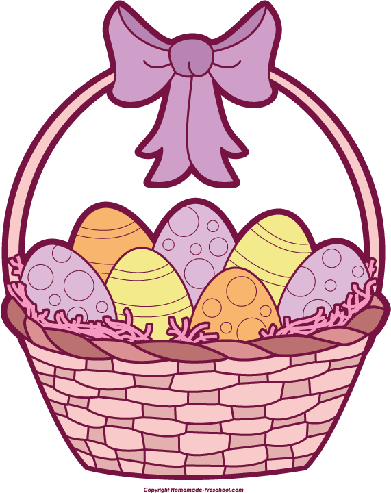 Free Easter Basket Clipart