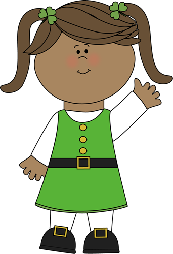 Cute Saint Patrick's Day Girl Clip Art - Cute Saint Patrick's Day ...