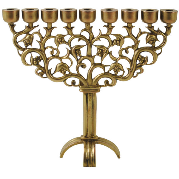 Jewish Museum Hagenauer Menorah (JM-24012) :: Rite Lite Ltd.