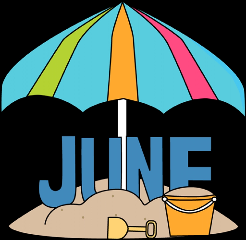Calendar months clipart june