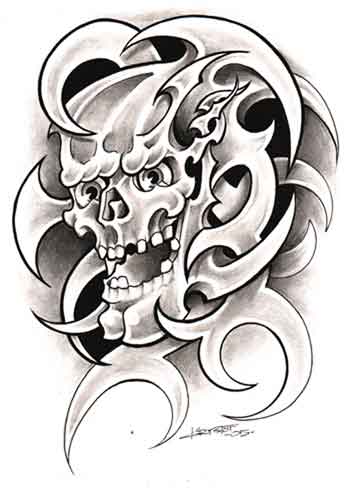 Free Skull Tattoo Designs