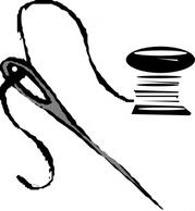 Needle Thread And Timble clip art Free Vector - Objects Vectors ...