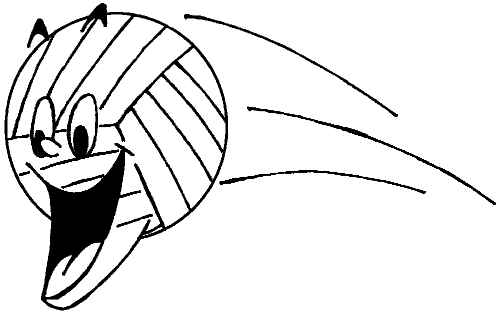 Volleyball Cartoon Clipart