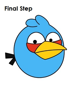 How to Draw Angry Birds (Blue)