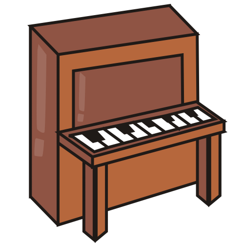 Free clipart of piano