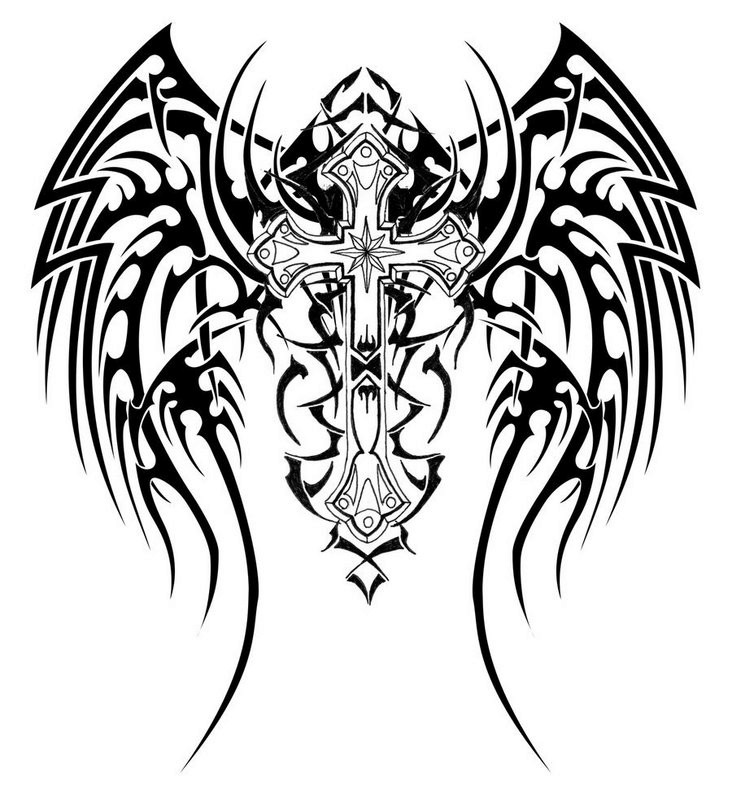 Black And White Tribal Tattoos | Free Download Clip Art | Free ...