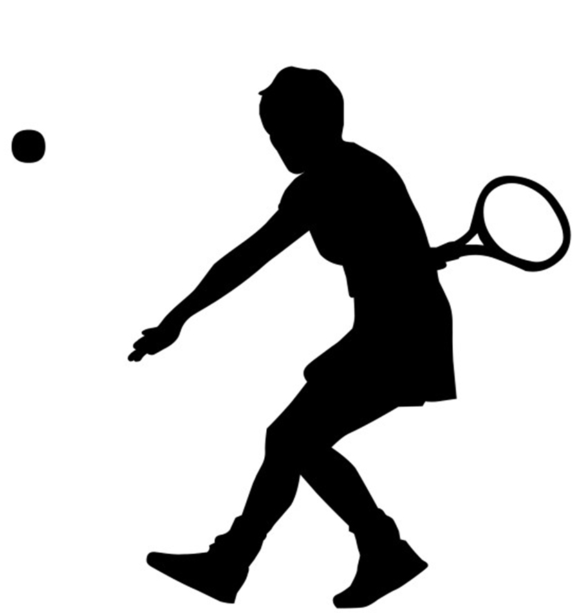 Silhouette sports clipart
