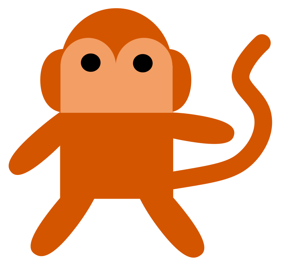 Monkey Vector Art | Free Download Clip Art | Free Clip Art | on ...