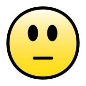 Straight Face Emoticon - ClipArt Best