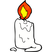 Cartoon Burning Candle stock photos - FreeImages.com