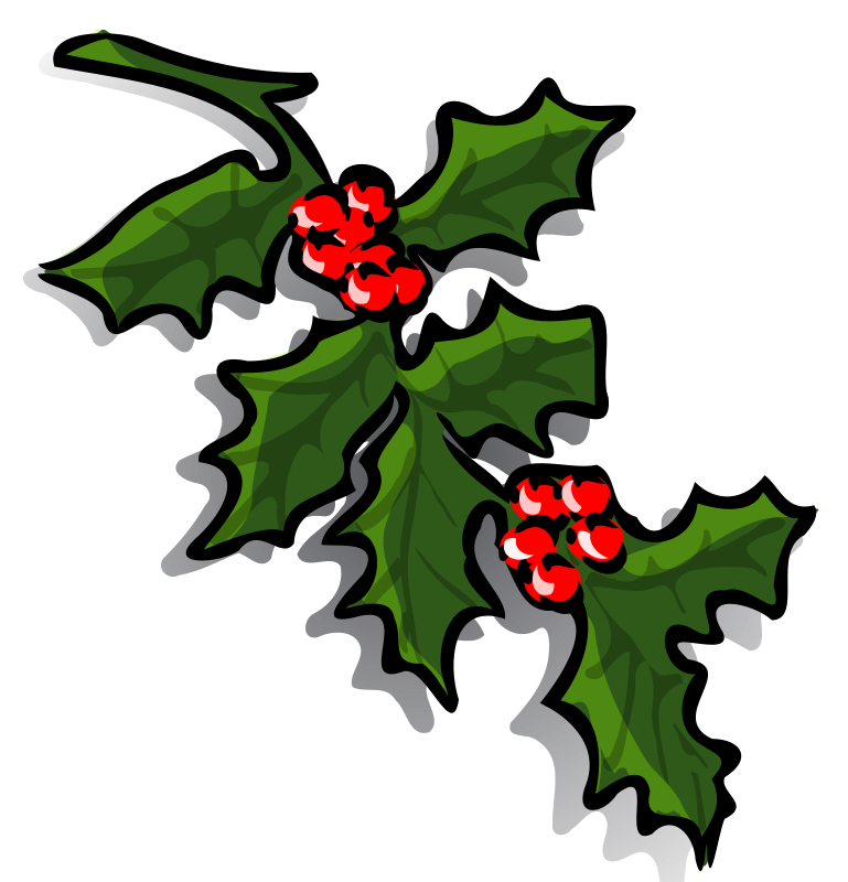 Christmas Holly Vector | Free Download Clip Art | Free Clip Art ...