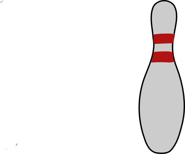 Bowling Pin 3 Clip Art - vector clip art online ...