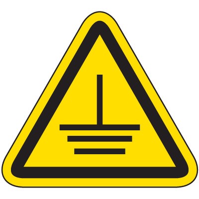 International Symbol Labels - Electrical Grounding | Emedco