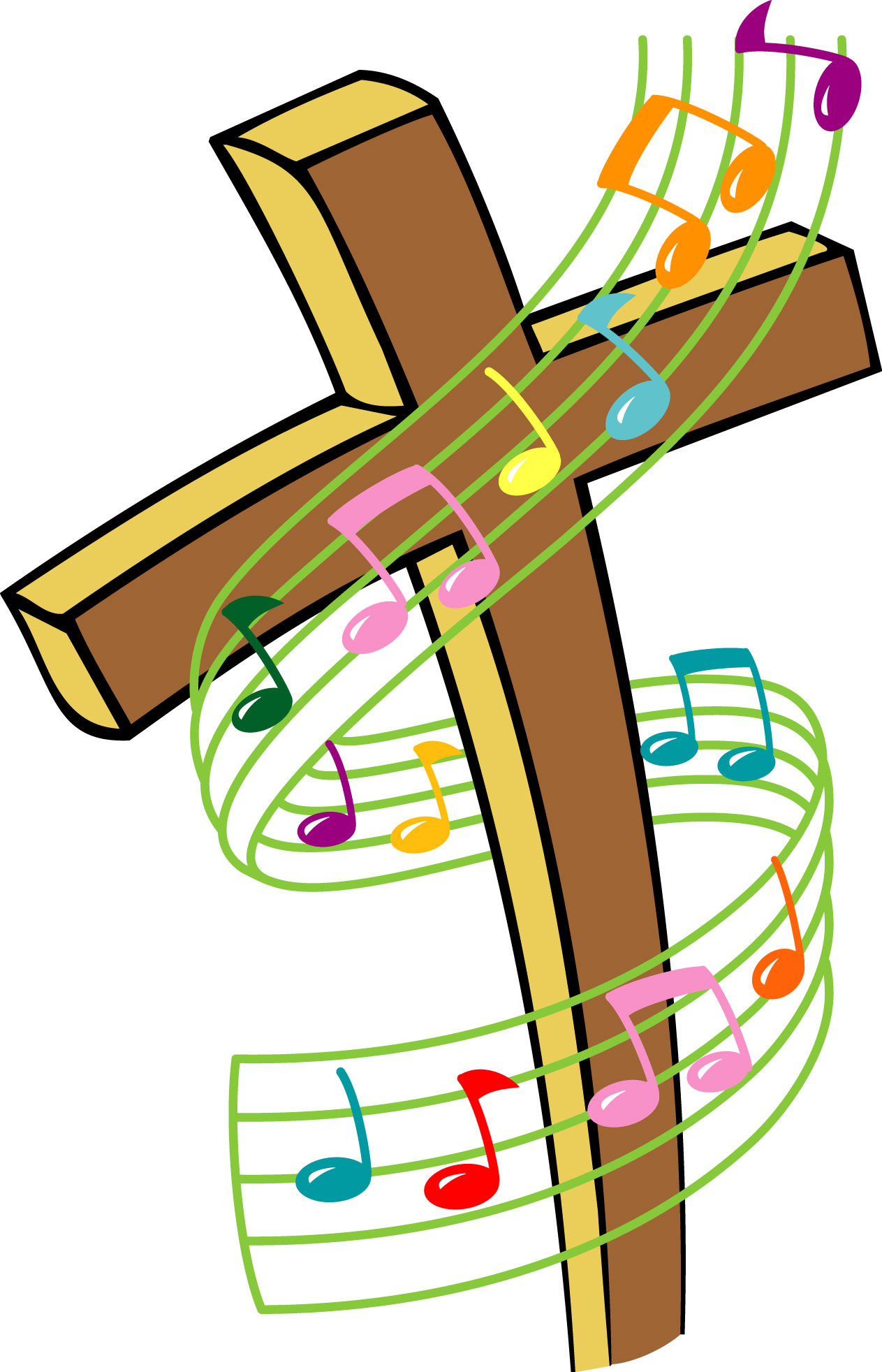 Religious Music Clipart