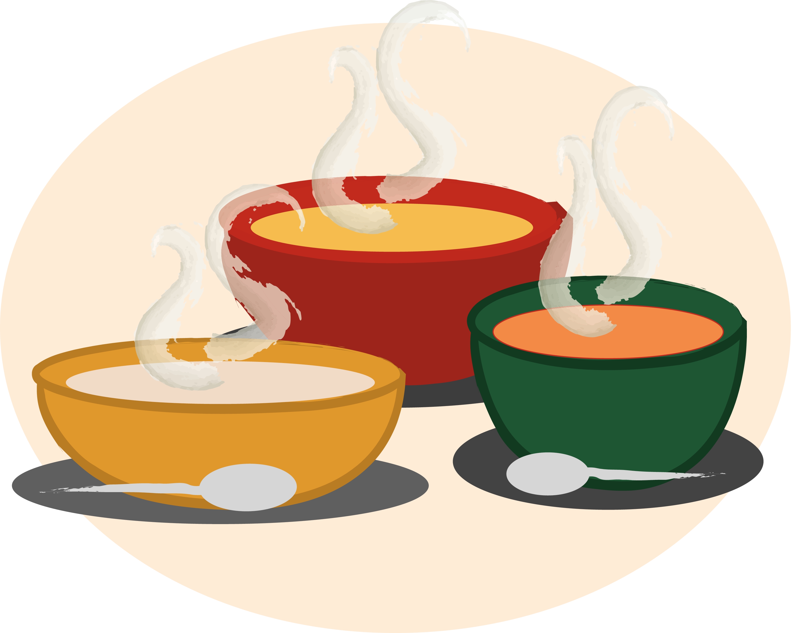 Soup And Sandwich Clipart