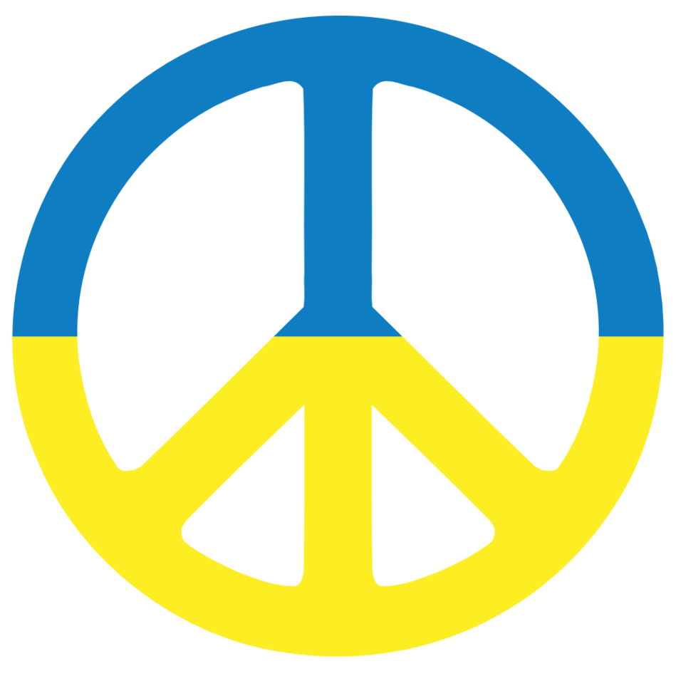 Ukraine Peace Symbol Flag 3 Cnd Logo Wordpress Peacesymbolorg ...