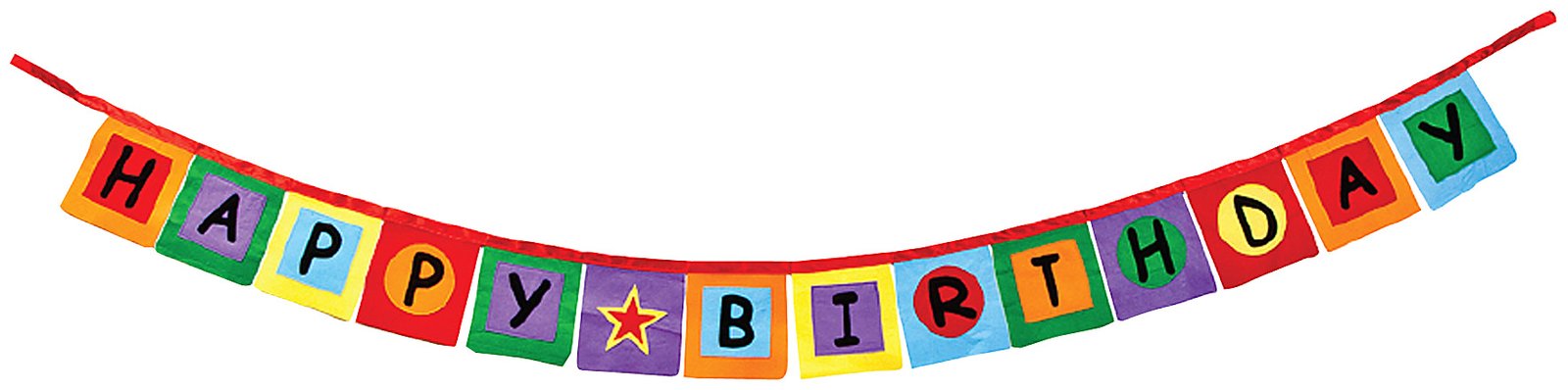 Happy Birthday Pennant Clipart