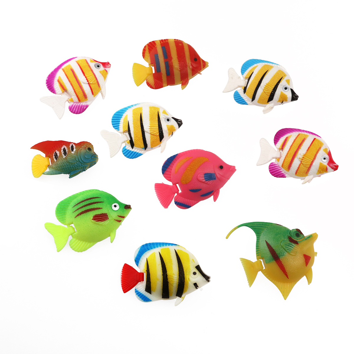 Aliexpress.com : Buy 10pcs Lifelike Aquarium Fish Tank Plastic ...