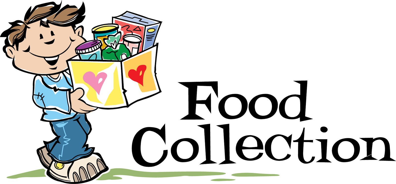 Collecting cans clipart