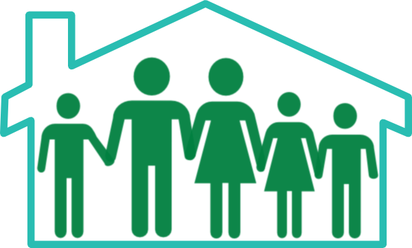 Family Home Clipart