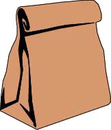 Clipart brown bag