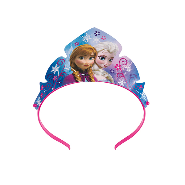 bulk frozen party supplies - frozen paper tiara 18cs