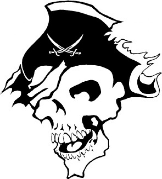 Pirate skull image | Download free Vector