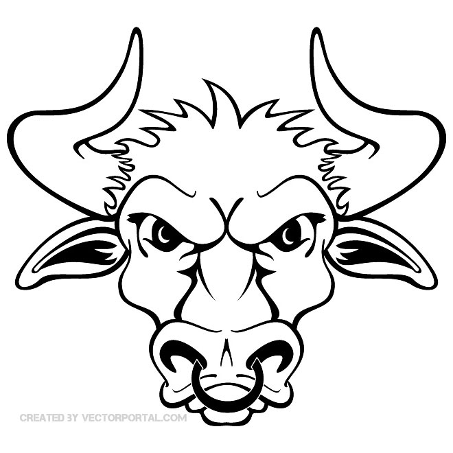 Bull Vector Image | 123Freevectors