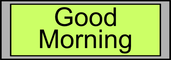 Good Morning Clipart