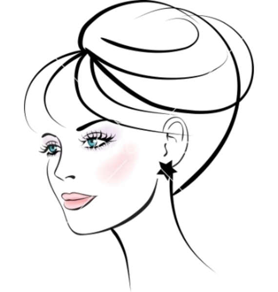 Woman Face | Free Images - vector clip art online ...