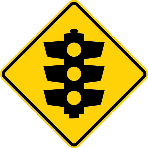 Australian traffic lights ahead sign.png