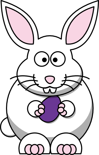 Smiling Bunny Clip Art - vector clip art online ...