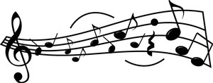 Music Notes Clipart Image - Sheet Music Design with Notes